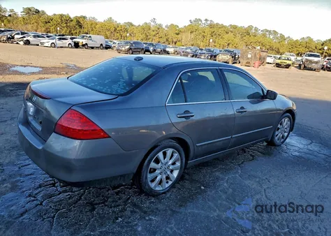 2007 Honda Accord Ex из США, поврежденный, VIN 1HGCM66537A076535